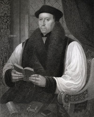 Portrait of Thomas Cranmer (1489-1556) by Gerlach Flicke